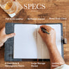 Nachfüllbares Lederjournal mit Bügelsäge