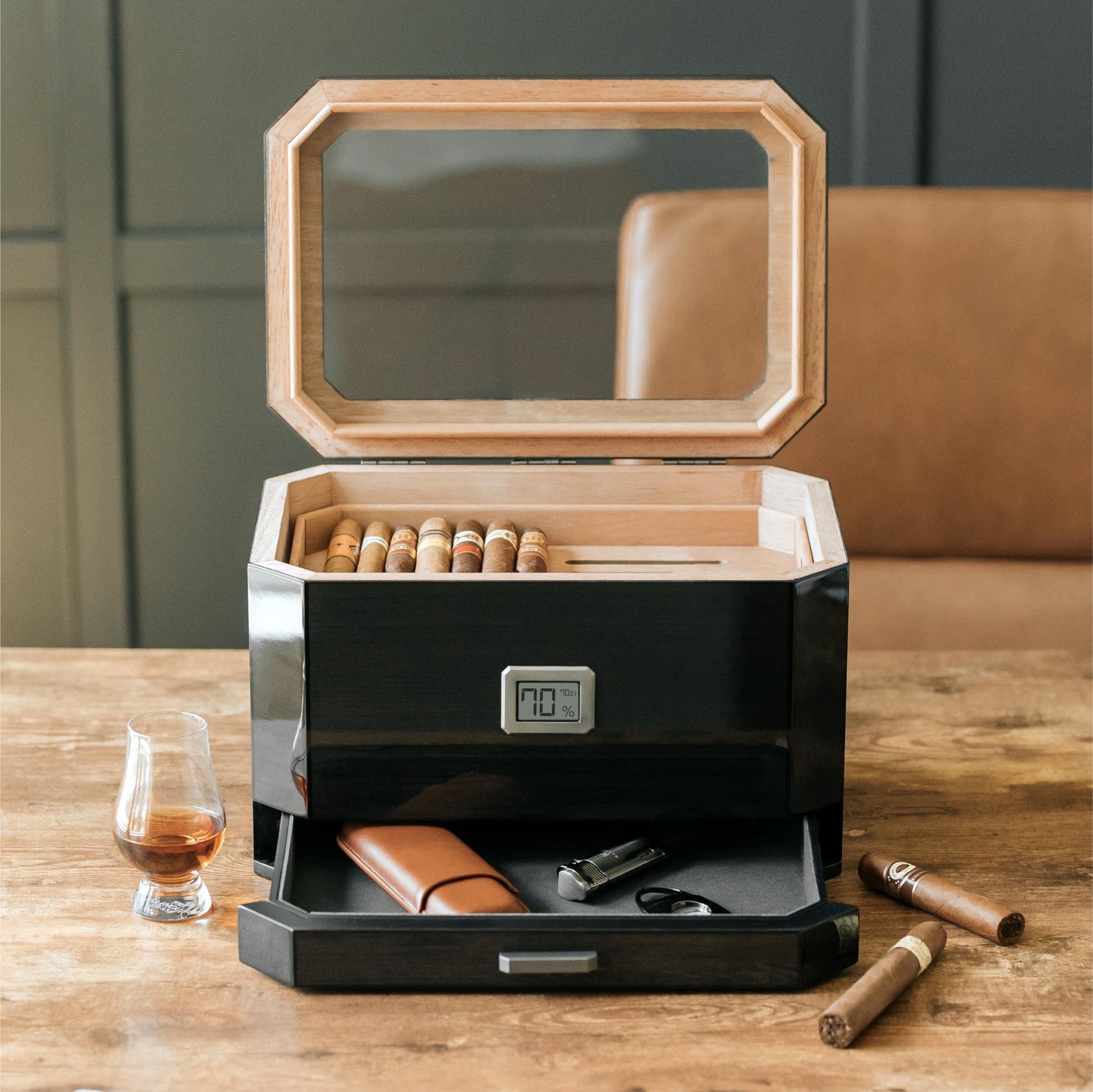 Octodor Glasaufsatz Humidor