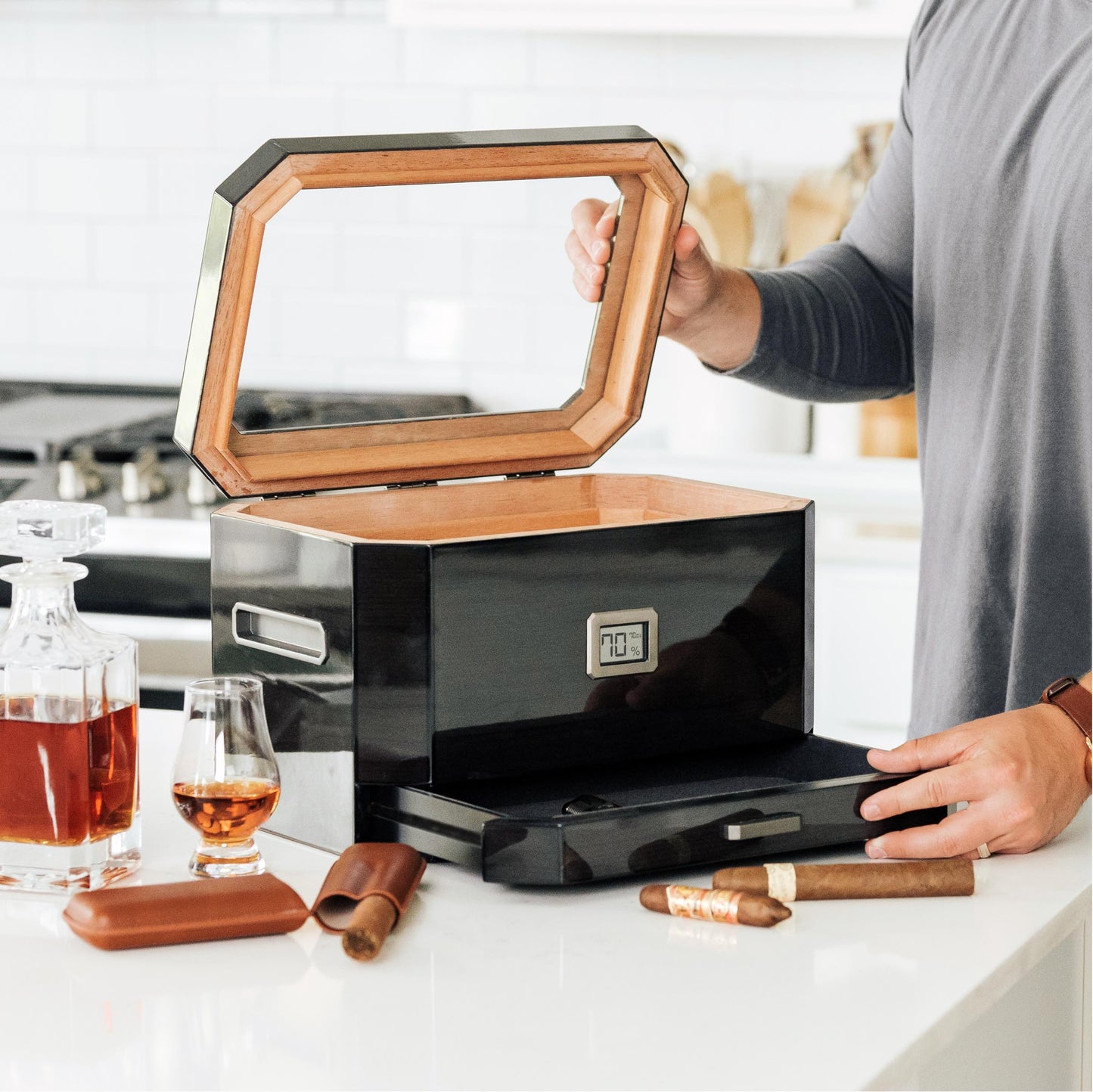 Octodor Glasaufsatz Humidor