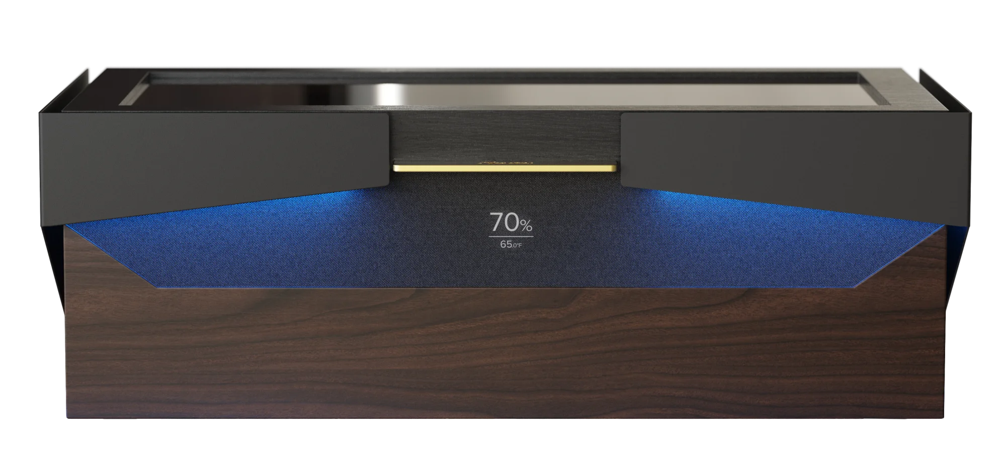 Signature lighting in blue
