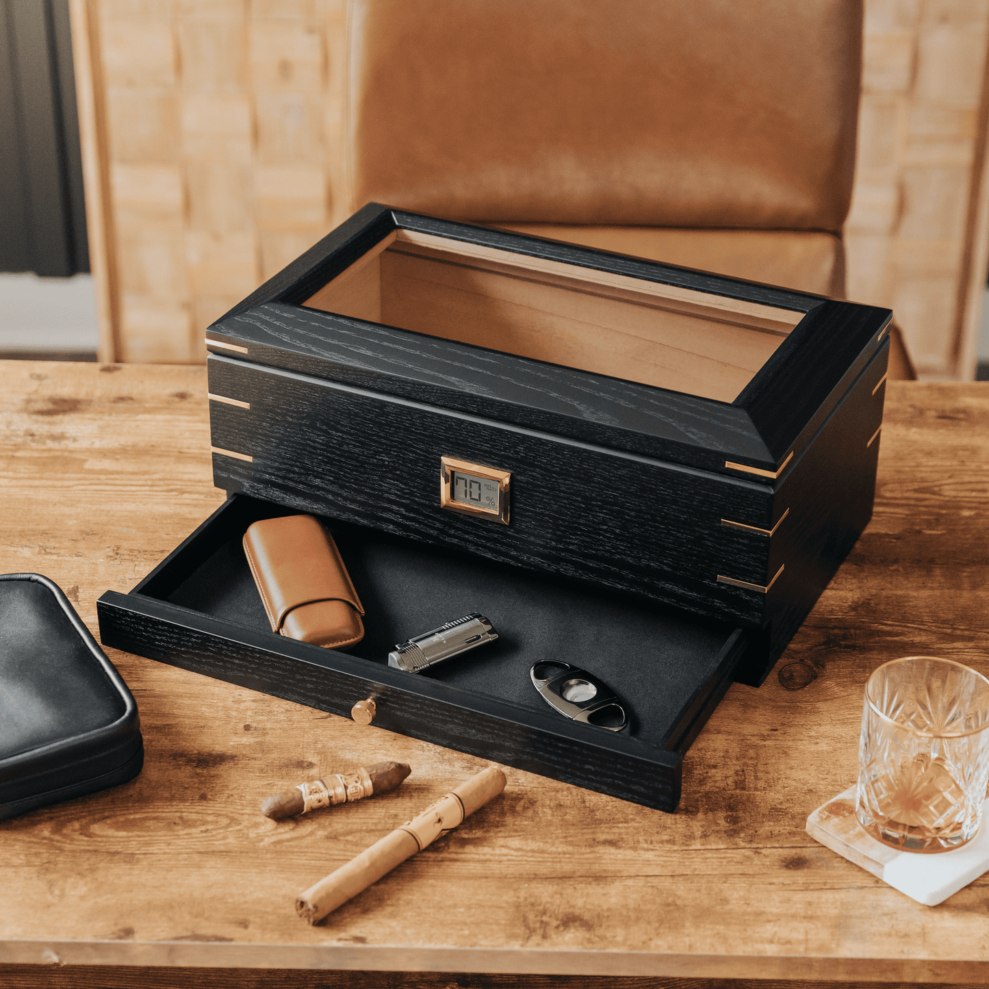 Humidificador Royal Glass Top