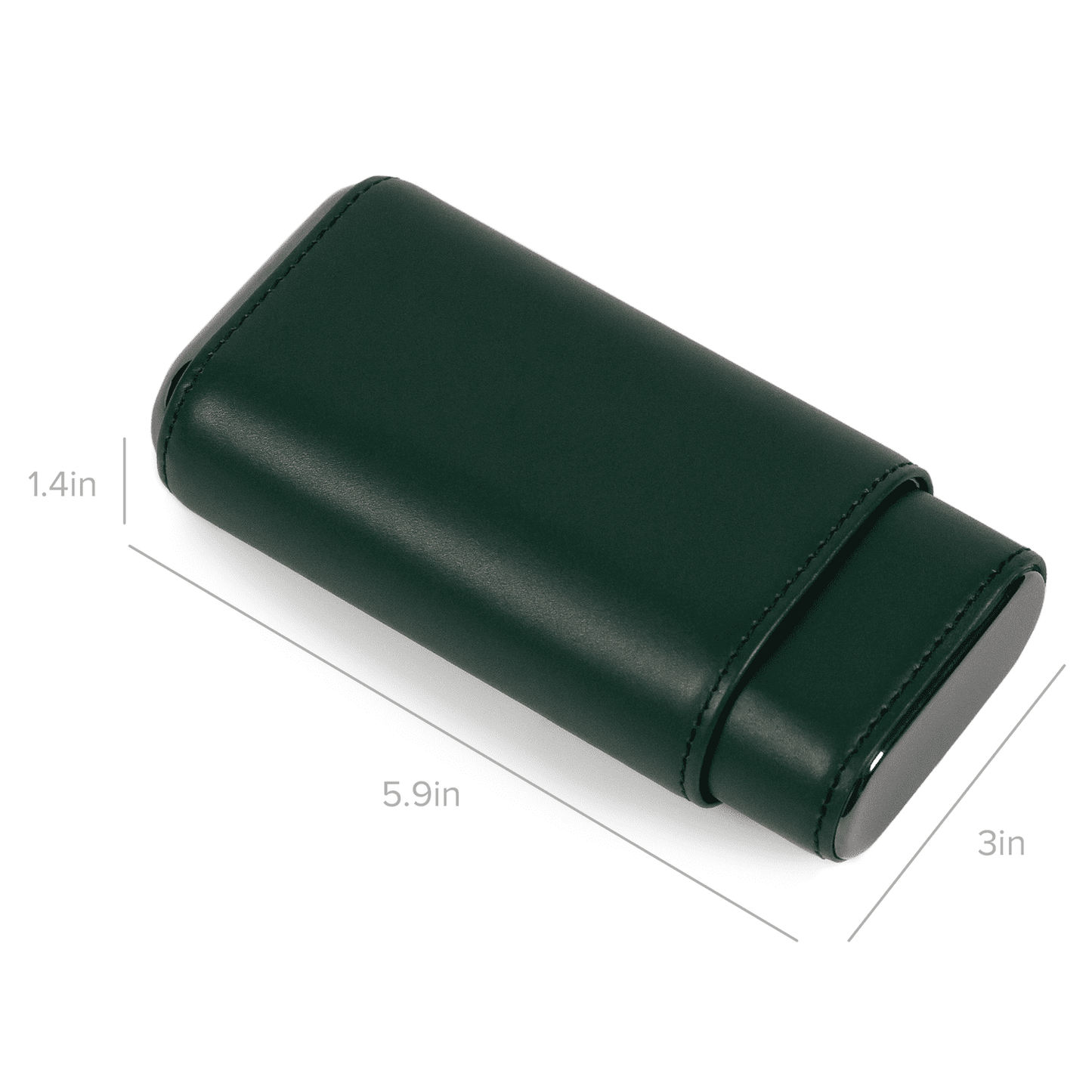 Estuche de viaje premium para 3 puros