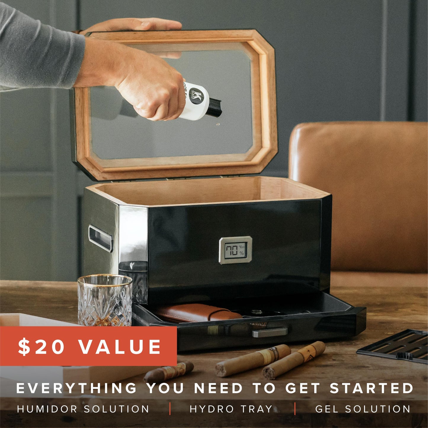 Humidificador Octodor Glass Top