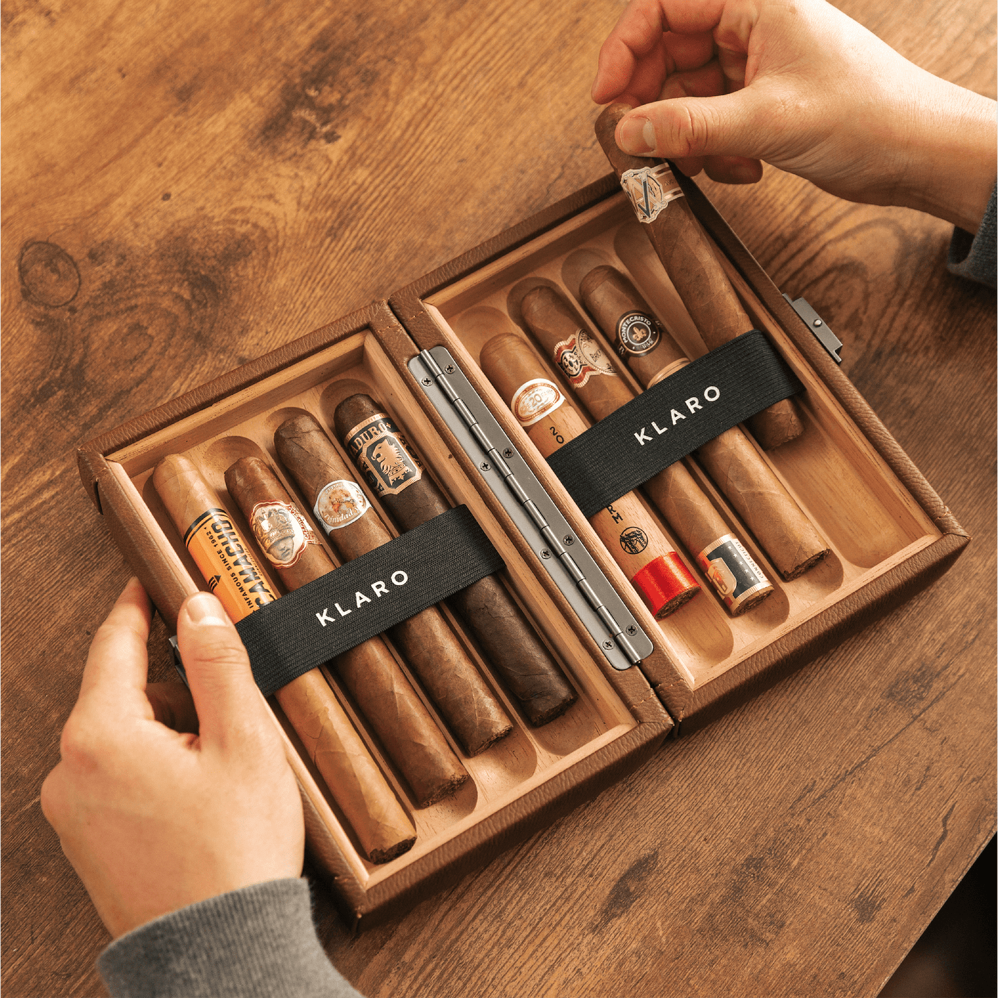 Estuche de viaje Maxwell para 8 cigarros