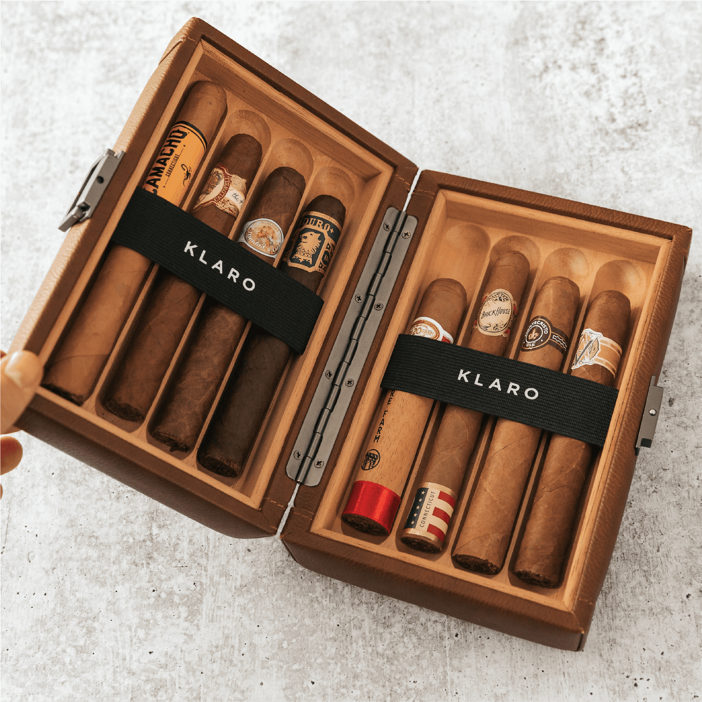 Estuche de viaje Maxwell para 8 cigarros