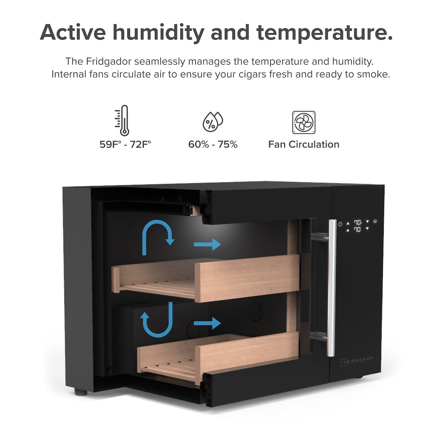Fridgador - Humidor enfriador eléctrico