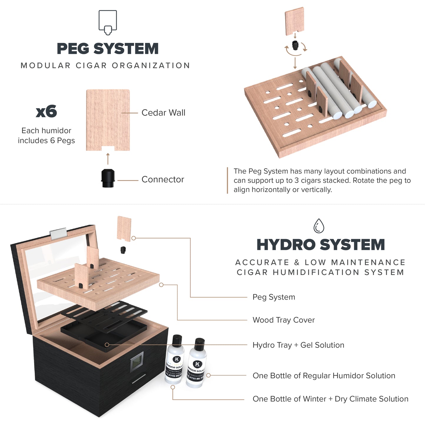 Humidificateur Mill Glass Top