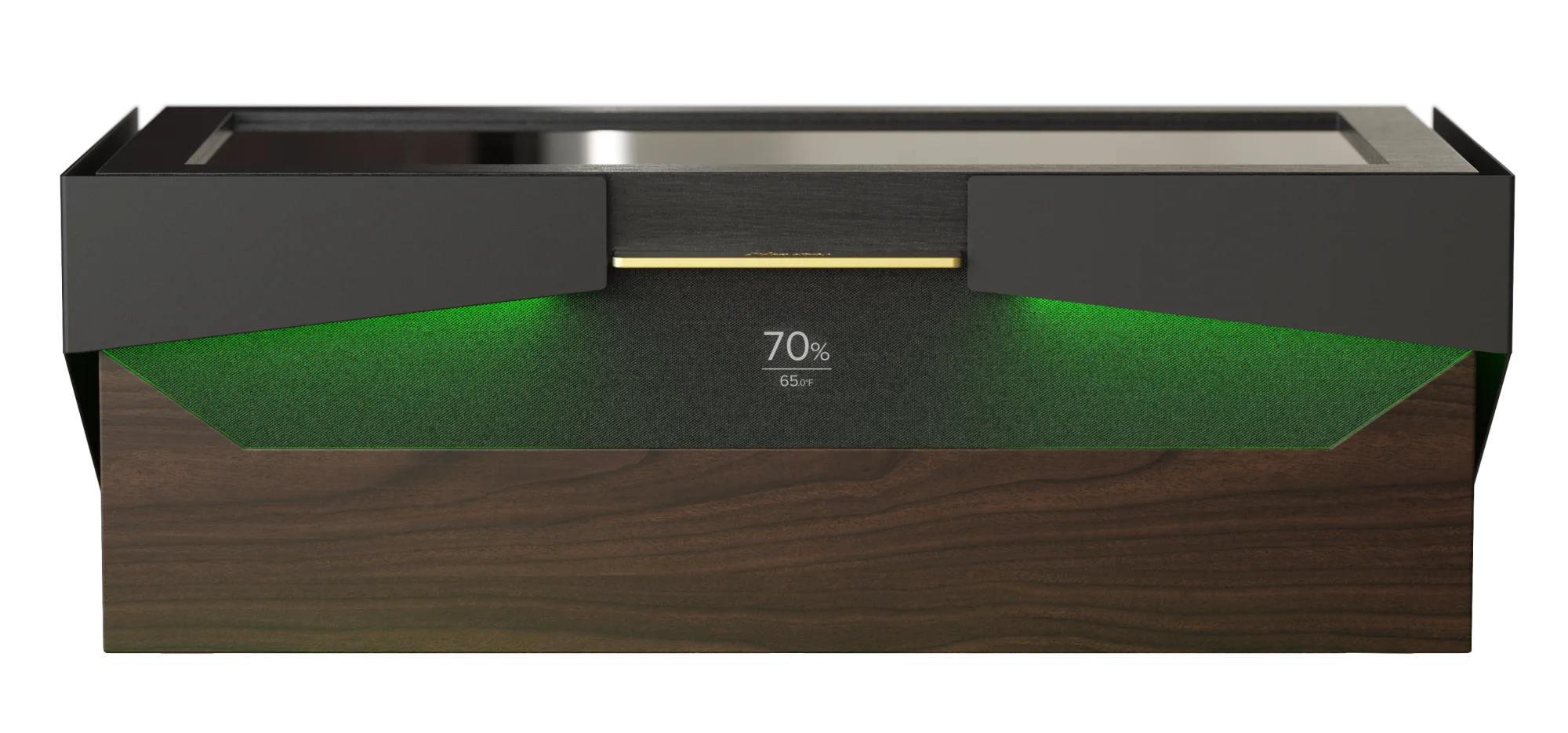 Signature lighting in green
