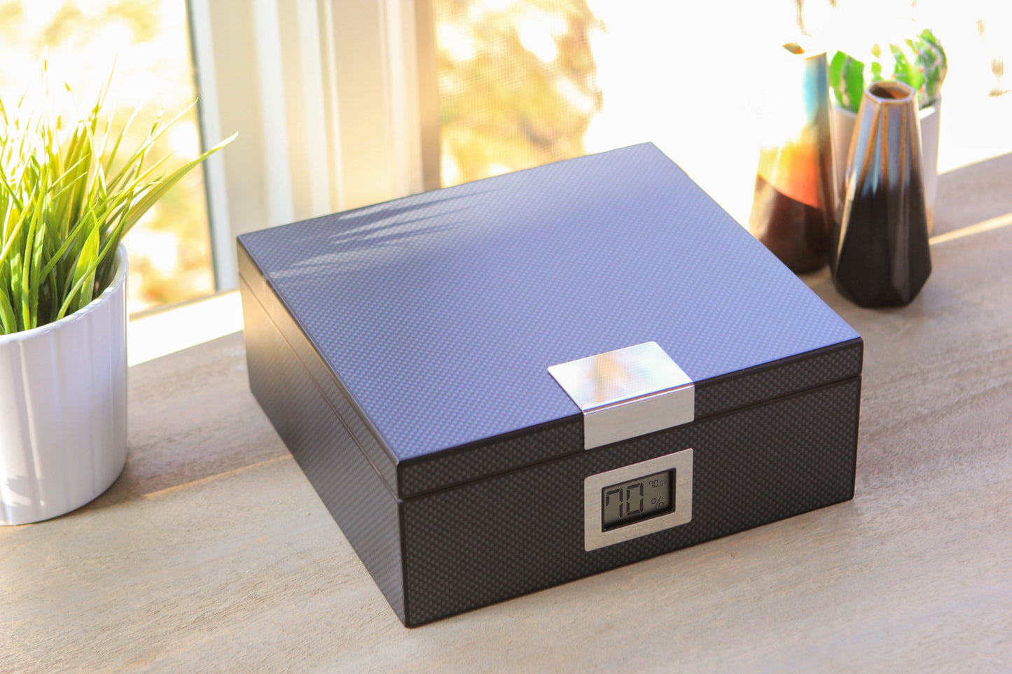 Humidor de fibra de carbono Kingston