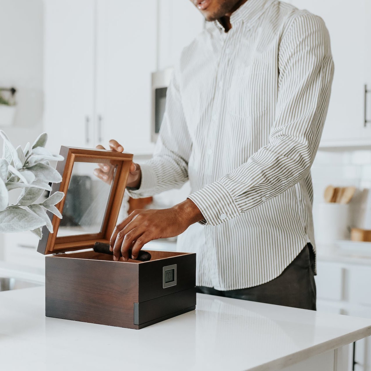 Umidificatore Renzo Glass Top