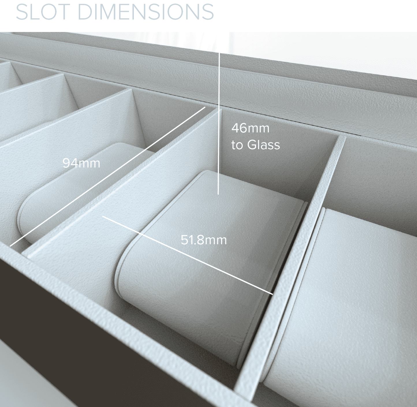 Modern Clip Watch Box - 6 slot