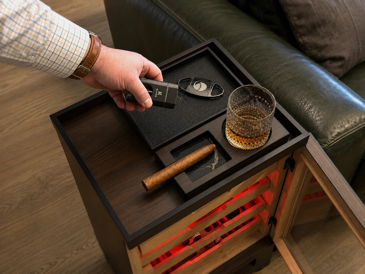 Every detail, part of the ritual.