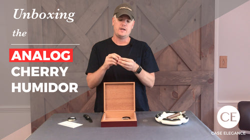 アナログ・チェリー・ヒュミドールの開梱とシーズニング