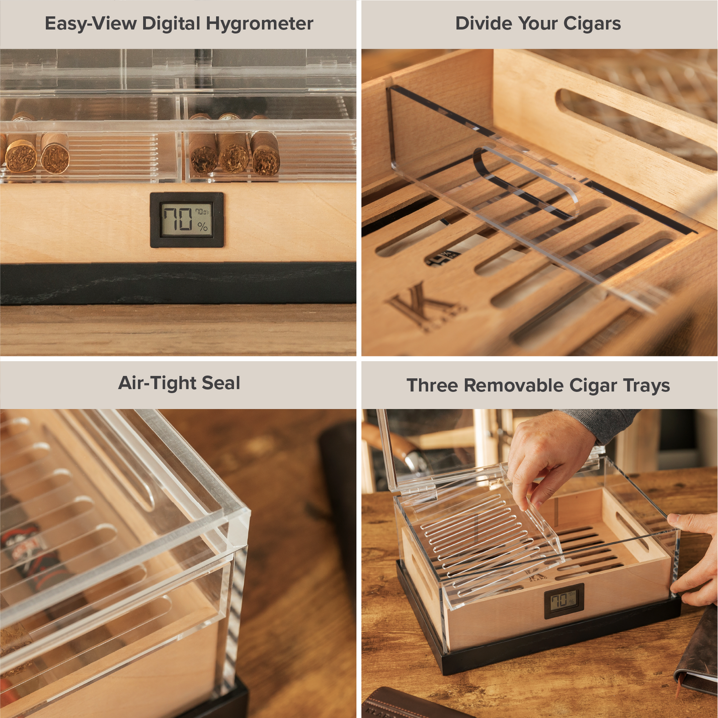 Felix Pro Tupperdor - Humidor Acrílico