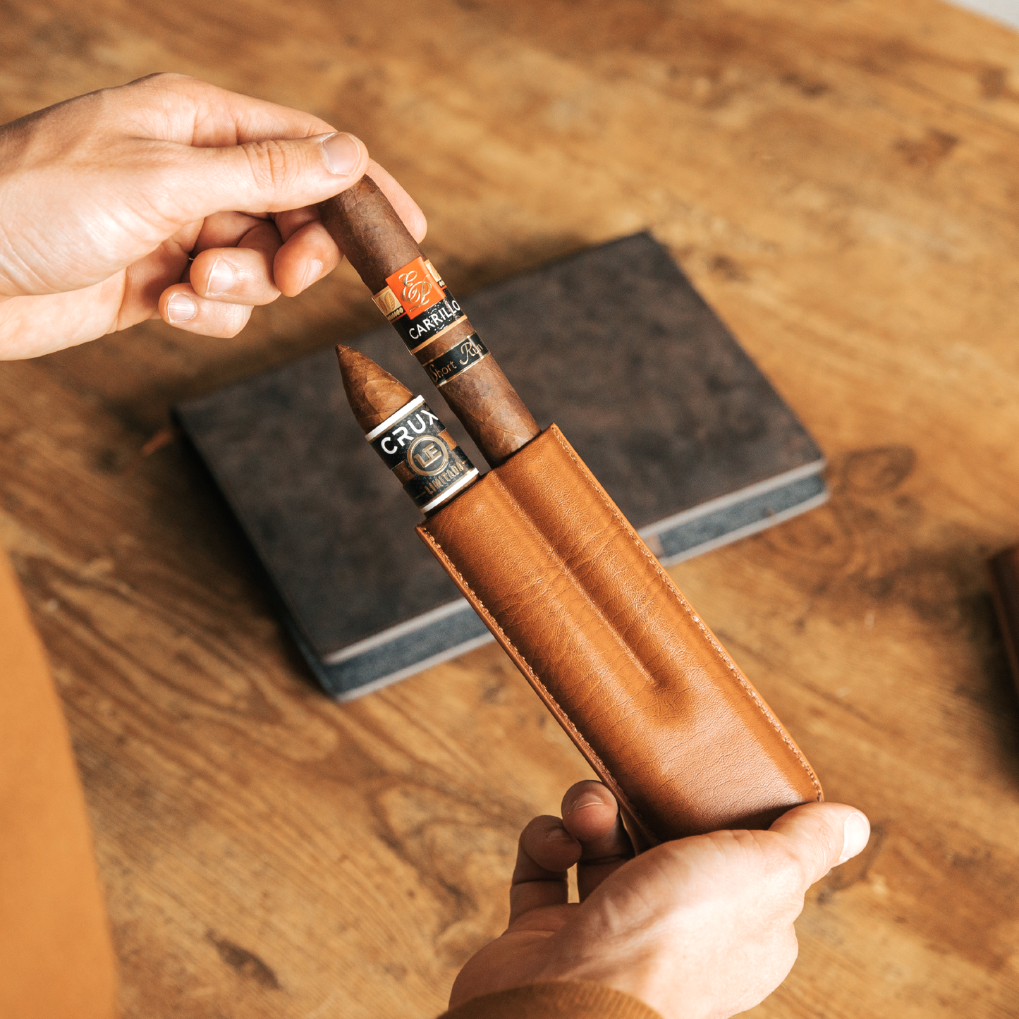 Estuche de viaje para puros Klaro 2