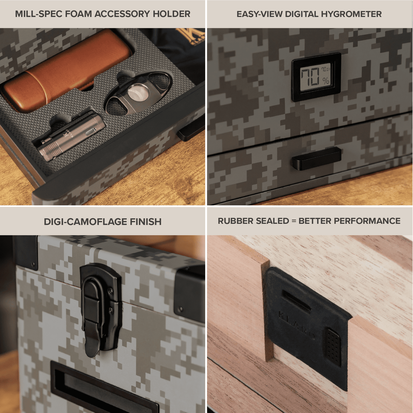 Digi-Camo Edition Military Humidor