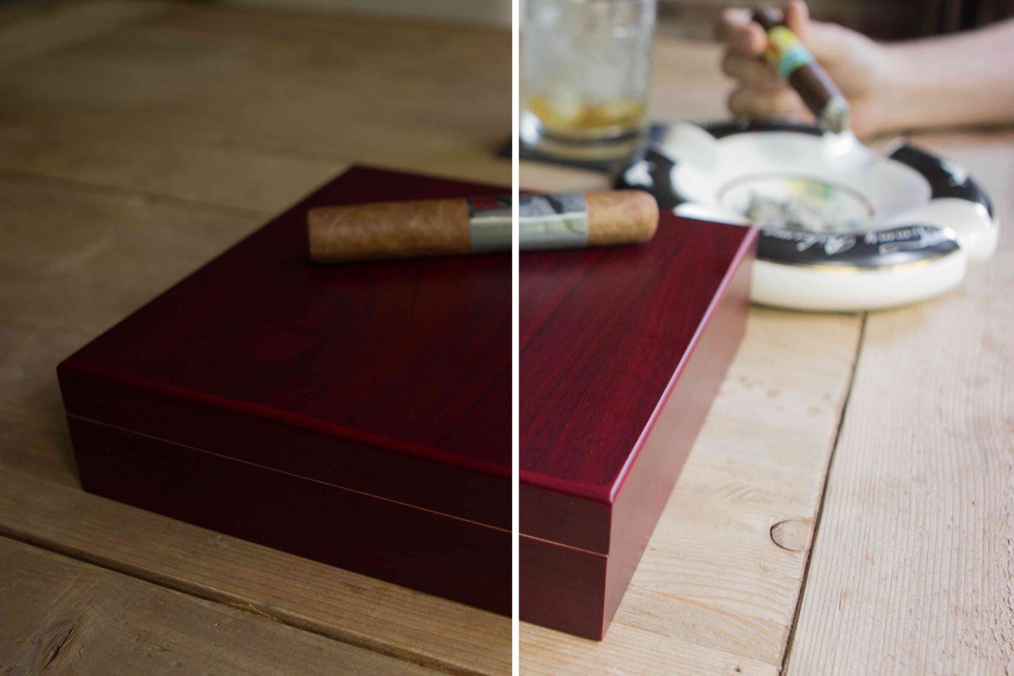Desktop Digital Cherry Humidor