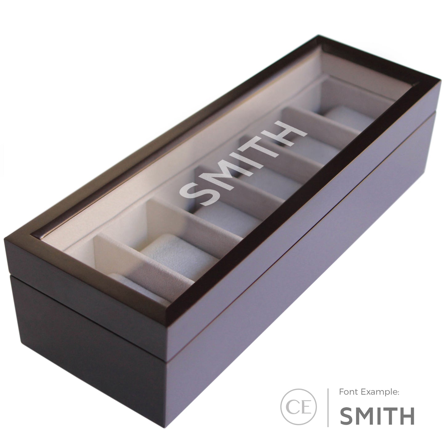 Solid Wood Watch Box - 6 Slot