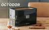 Humidor con tapa de vidrio Octodor