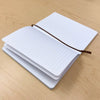 Cuaderno A5 recargable con rayas de 8,25 x 5,6 para cubierta de diario de cuero Bucksaw