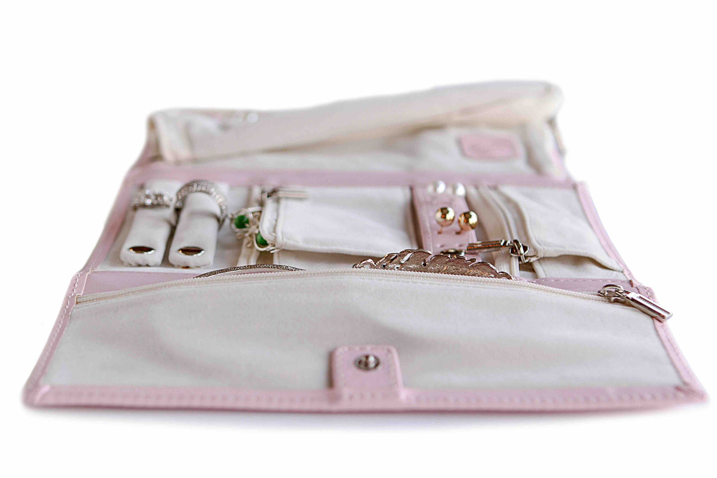 Travel Jewelry Case - Vegan Leather
