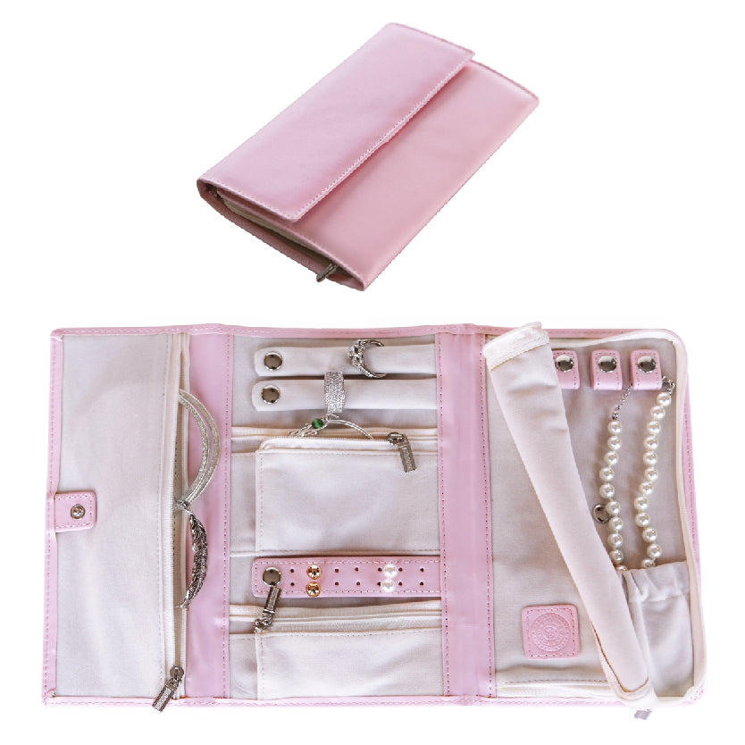 Travel Jewelry Case - Vegan Leather