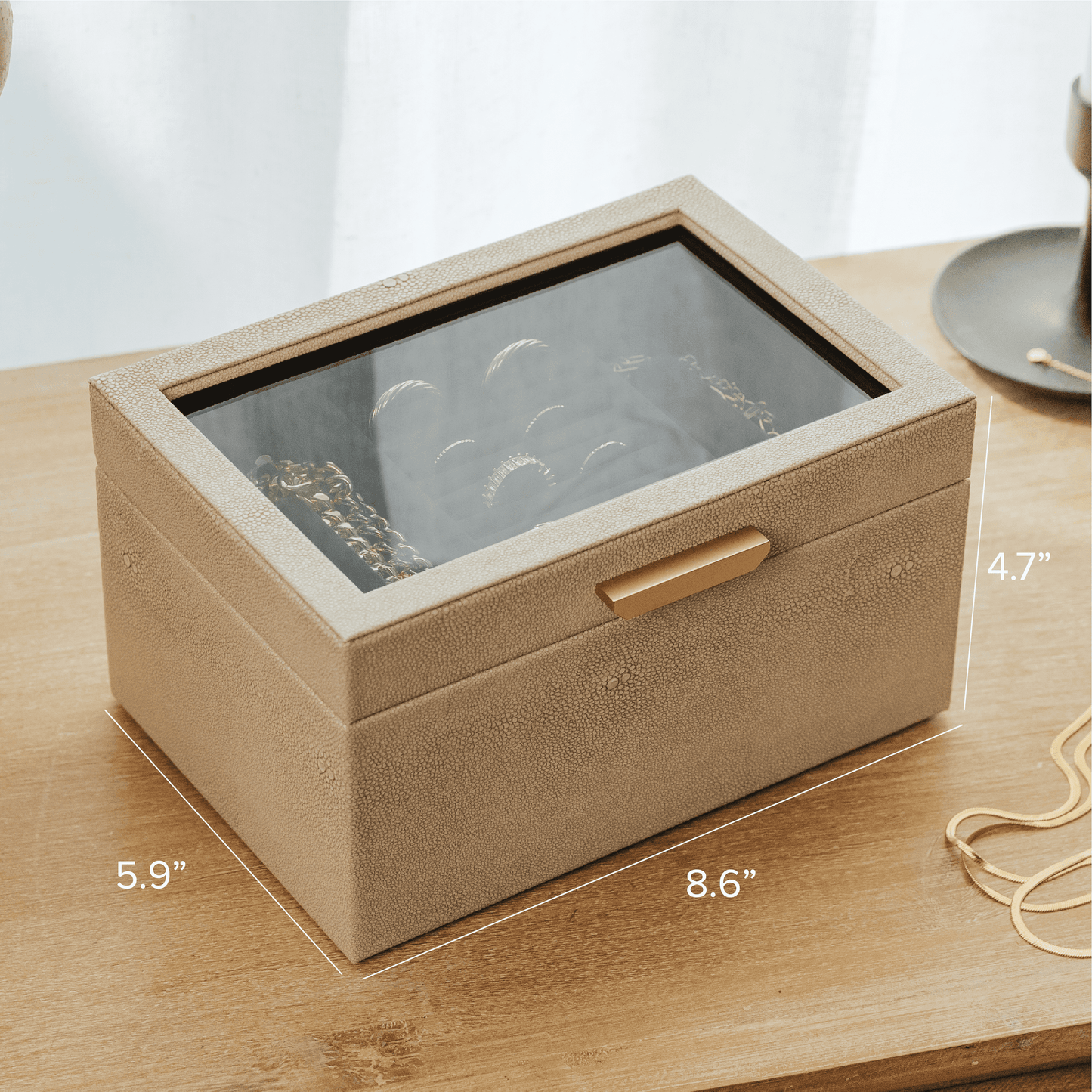 Sasha Small Jewelry Box