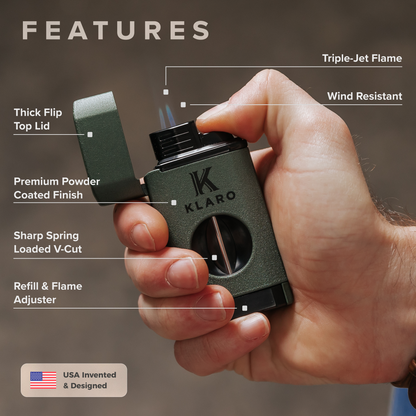 Overland Lighter V-Cut - Green