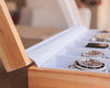 Uhrenbox aus Kiefernholz - 6 Steckplätze