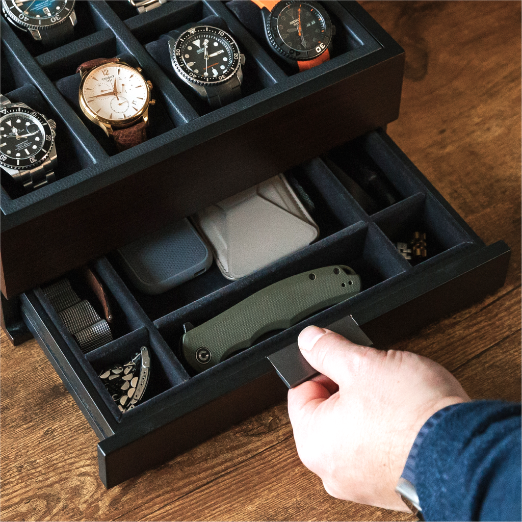 Vitrina De Reloj De Madera Y Cerradura Con Tapa De Cristal | Cuotas sin Vitrina De Reloj De Madera Y Cerradura Con Tapa De Cristal | Cuotas sin