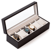 Caja de reloj de color espresso