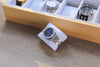 Caja de reloj de madera de pino - 6 ranuras