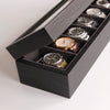 Caja de reloj de imitación de cocodrilo - 6 ranuras 