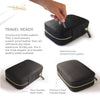 Organizador de joyas de viaje grande - Negro