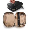 Organizador de joyas de viaje grande - Negro