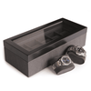 Caja de reloj bicolor en espiga - 5 ranuras
