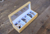 Caja de reloj de madera de pino - 6 ranuras
