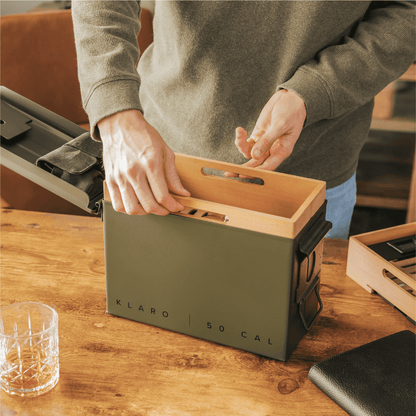 The Smoke Can - Green 50 Cal Humidor