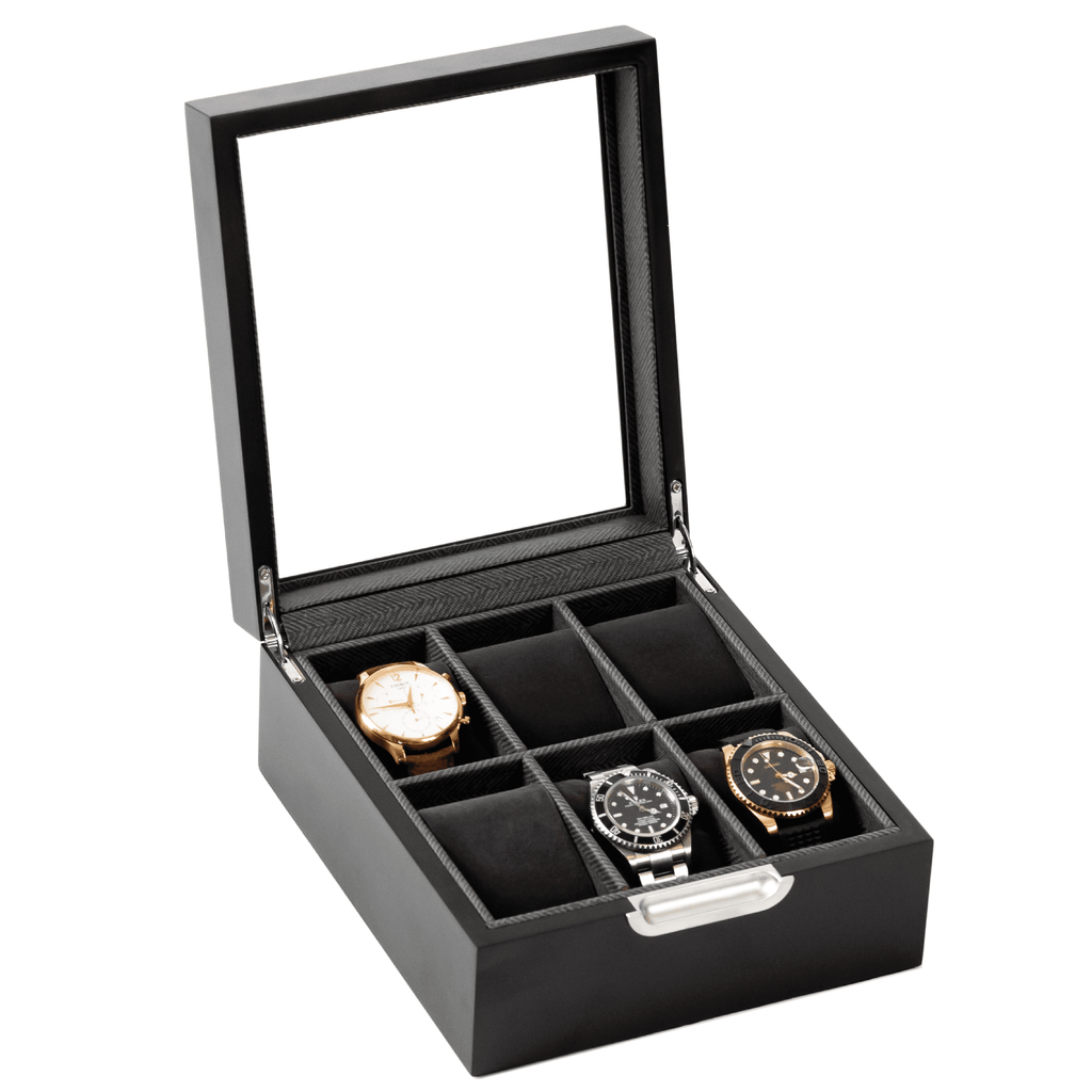 Boîte de montre moderne 2x3 - 6 cases