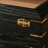 Humidor superior de cristal real 