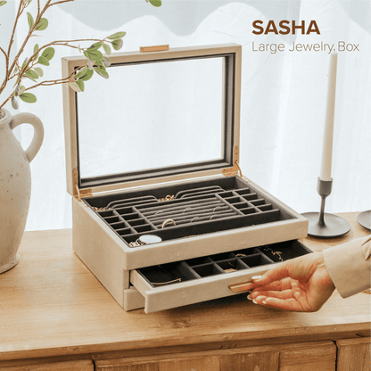 Grande boîte à bijoux Sasha