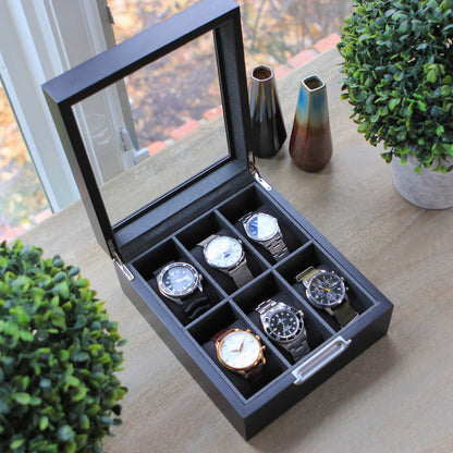 Boîte de montre moderne 2x3 - 6 cases