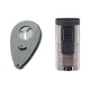 Xikar Tactical Bundle Pack - Titanium Combo - Custodia per sigari e accendino a torcia