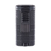 Xikar Tactical Triple Jet Torch Flame Lighter - Nero su nero