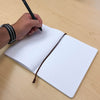 Ricaricabile A5 Journal Ruled Notebook 8,25 x 5,6 per la copertina del giornale in pelle Bucksaw