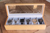 Scatola degli orologi in legno di pino - 6 slot