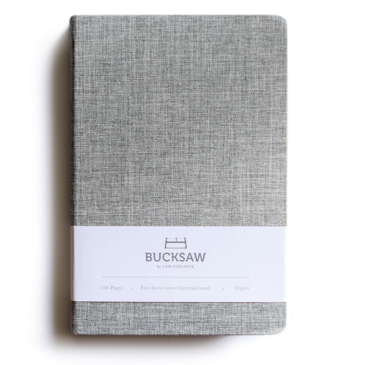 Fine Linen Covered Journal Ruled Notebook 8.4 x 5.7 in di Bucksaw -