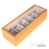 Scatola degli orologi in legno di pino - 6 slot