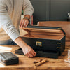 Humidor Royal con piano in vetro