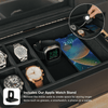 Caja de reloj modular militar Black Edition - 10 ranuras 